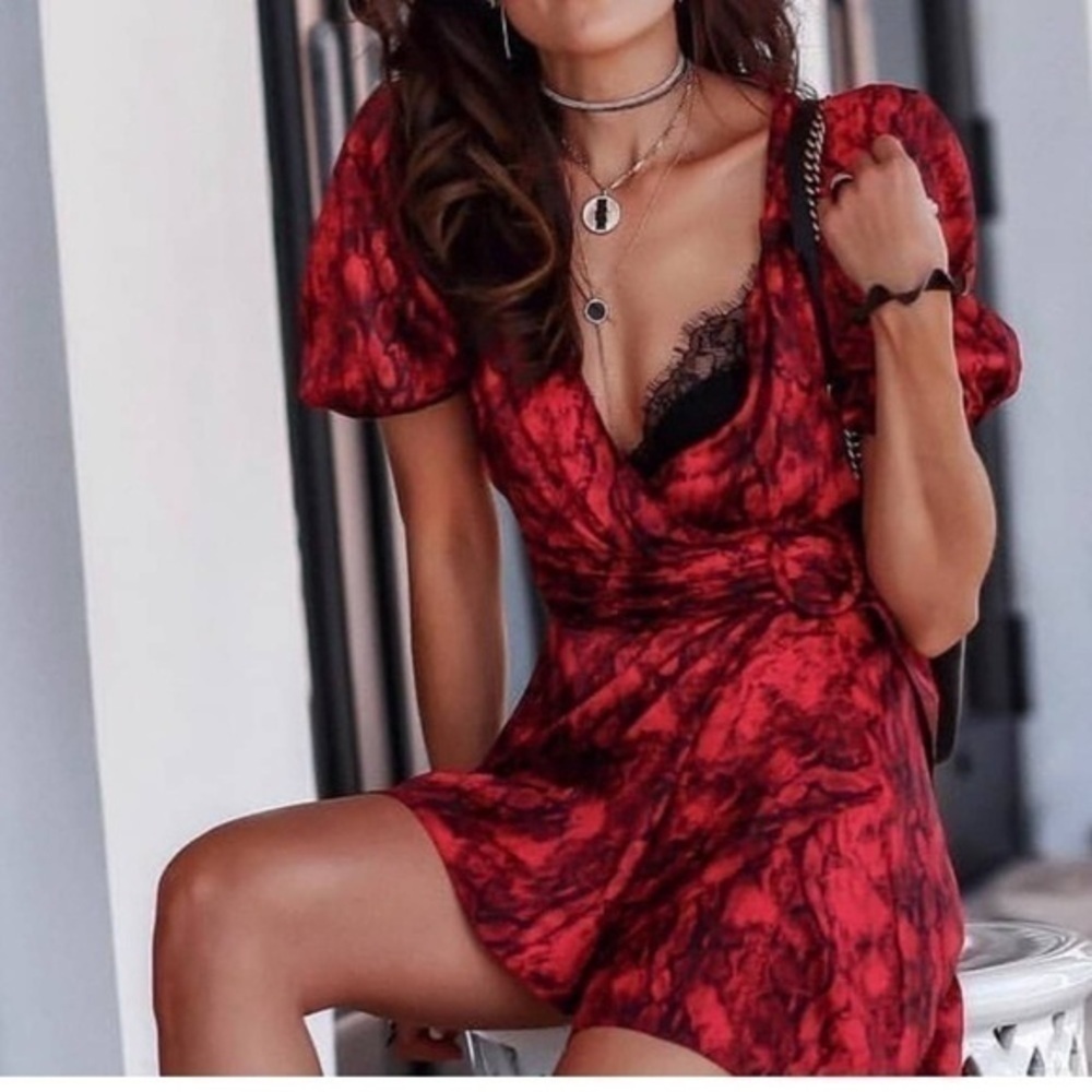 Ronny Kobo New! Torrey Valentines Mini Dress